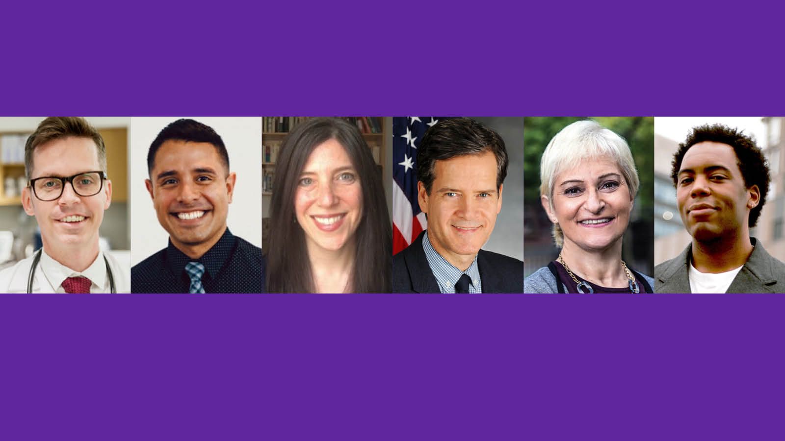 (From left) Dr. Erick A. Eiting, Anthony Fortenberry, Dr. Sarit Golub, State Senator Brad Hoylman, Council Member Lynn Schulman and Dr. Julian L. Watkins