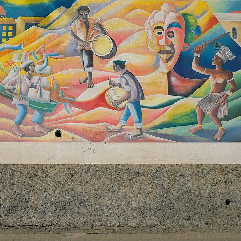 Afrian Art Mural