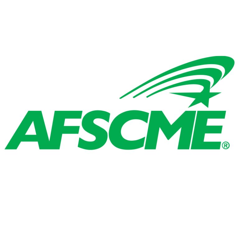 AFSCME logo.