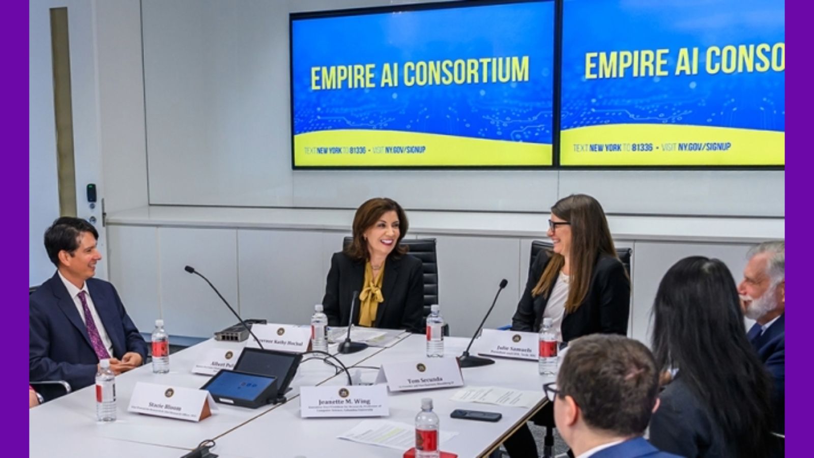 A Roundtable discussion with Governor Kathy Hochul and academic professors