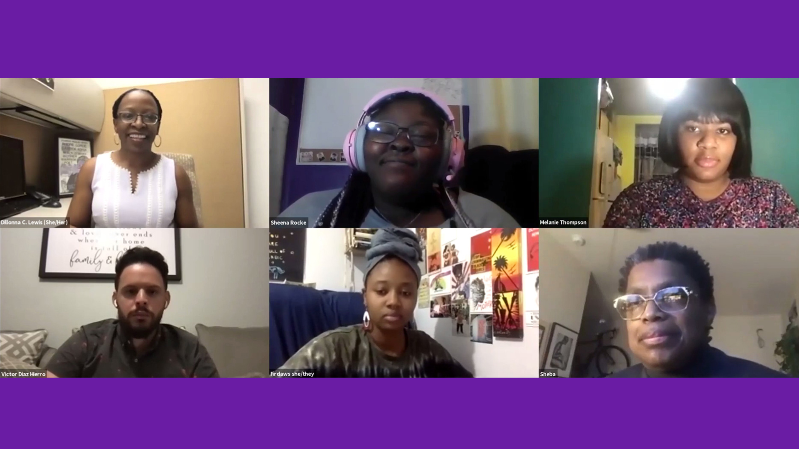 Panelists from March 10th Audre Lorde Now Series