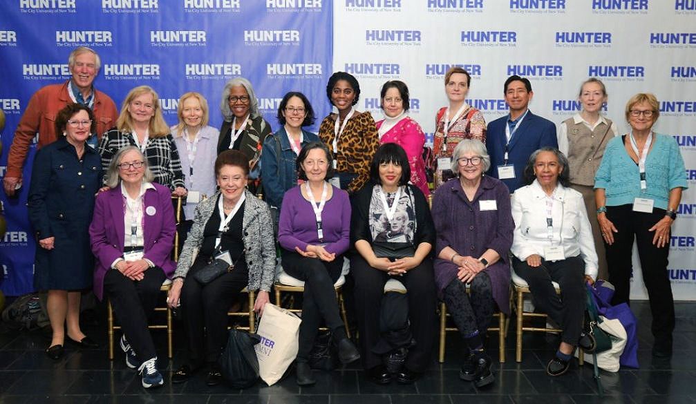A group of people posing for a photo