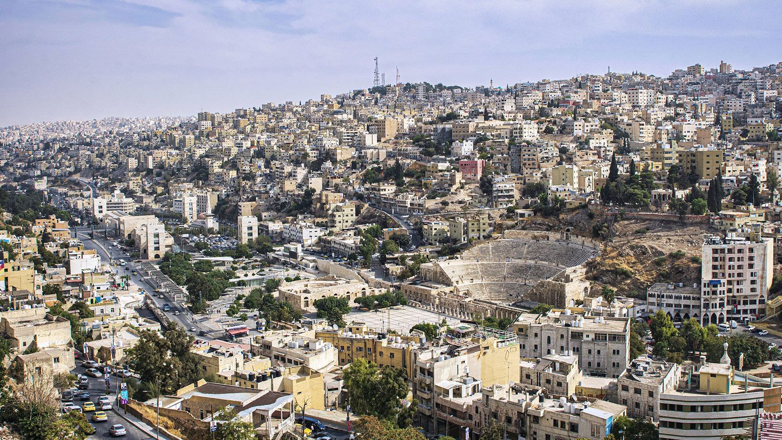 landscape of Amman, Jordan