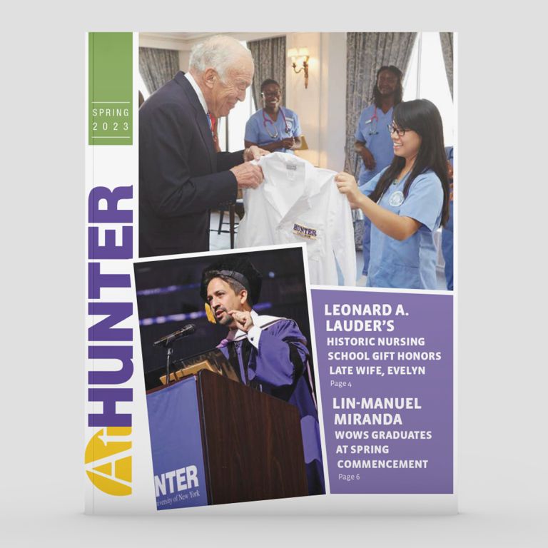 Cover of At Hunter Magazine Spring 2023 Edition