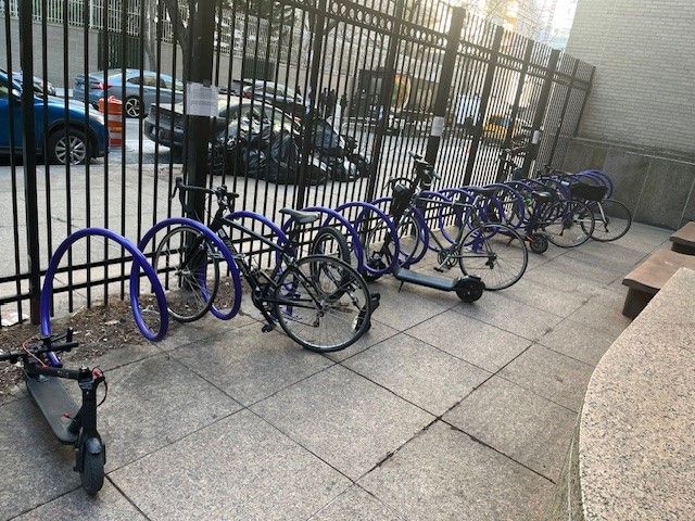 Image of bicycle racks
