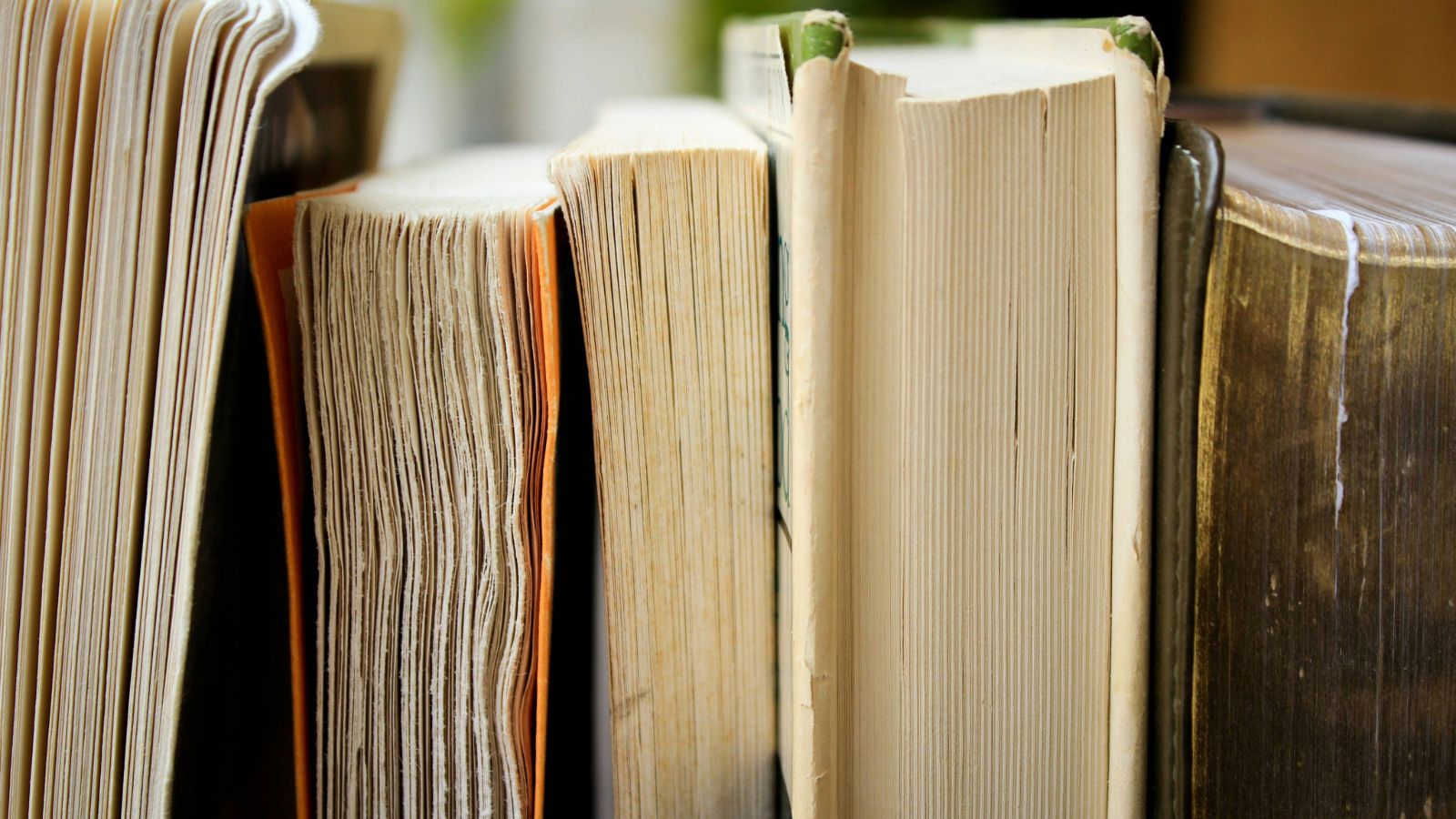 books on a shelf