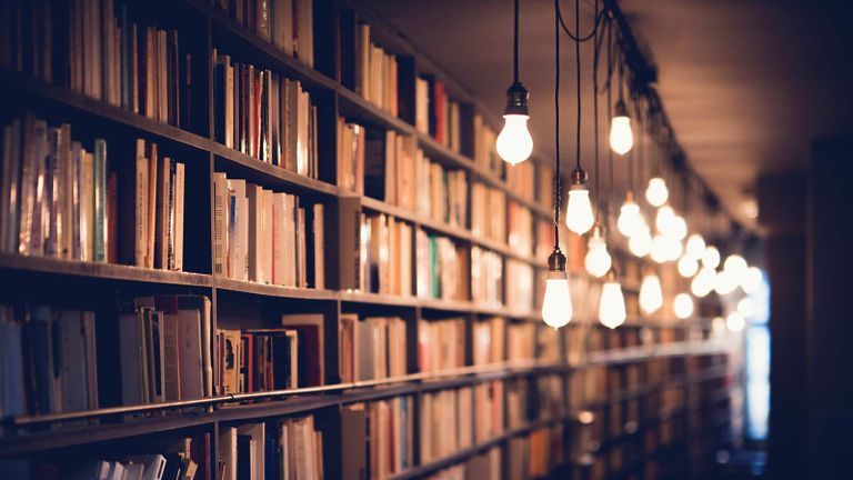 books on a shelf