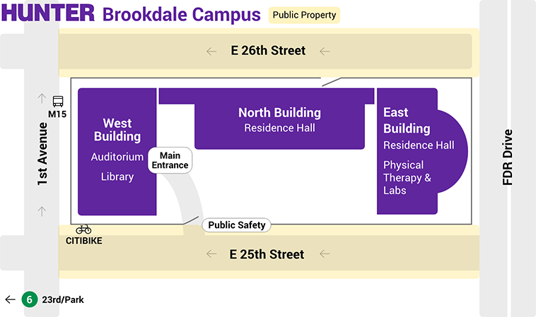 brookdale-campus-map