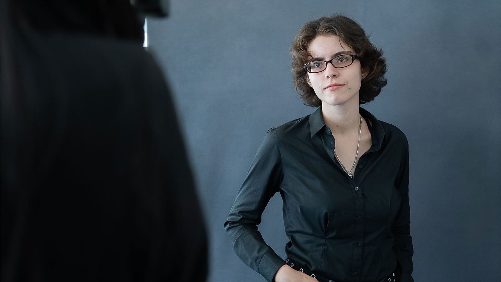 image of woman being photographed