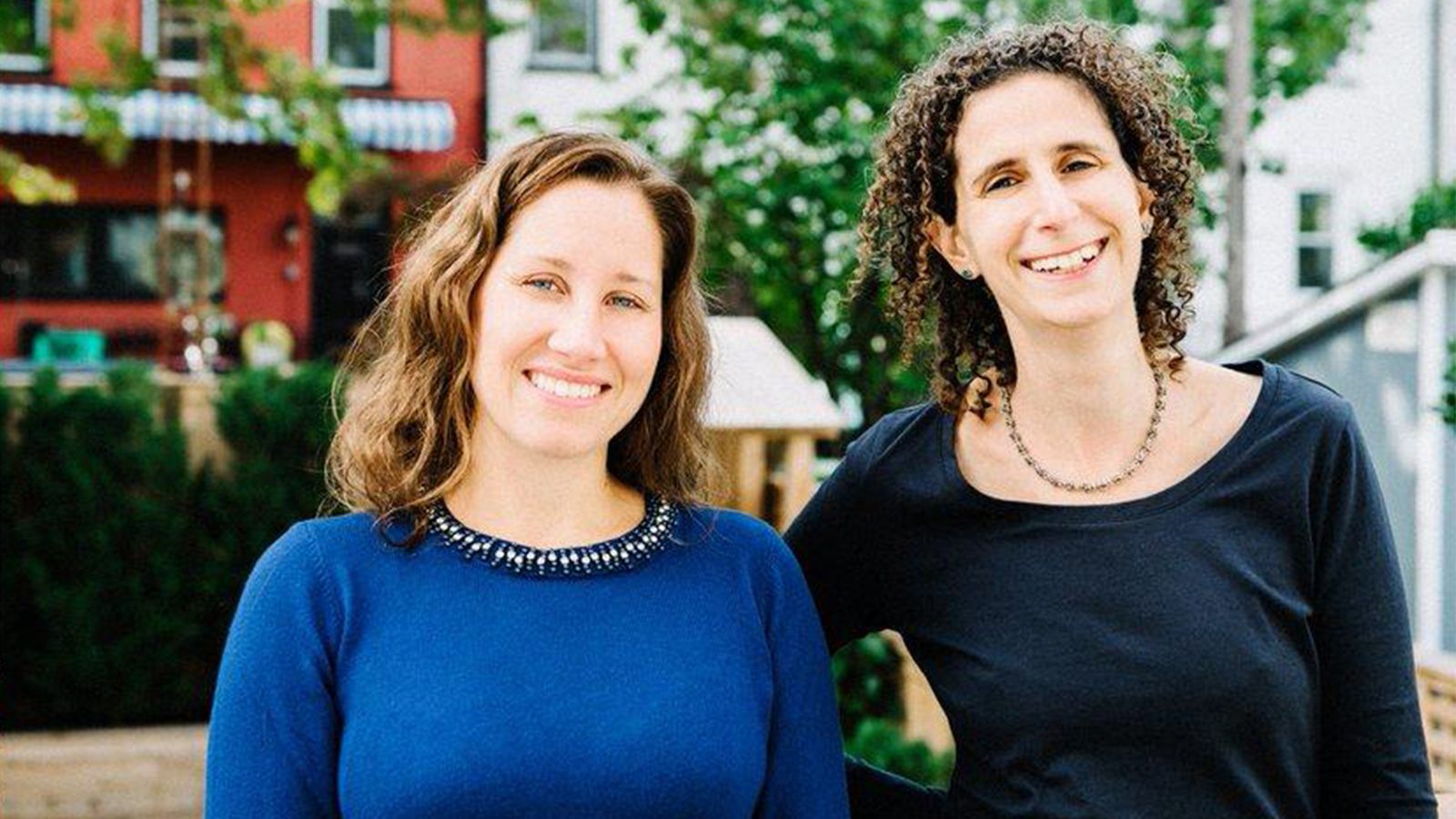 Authors Michelle MacRoy-Higgins and Carlyn Kolker. (Photo credit: Jason Roth Photography)