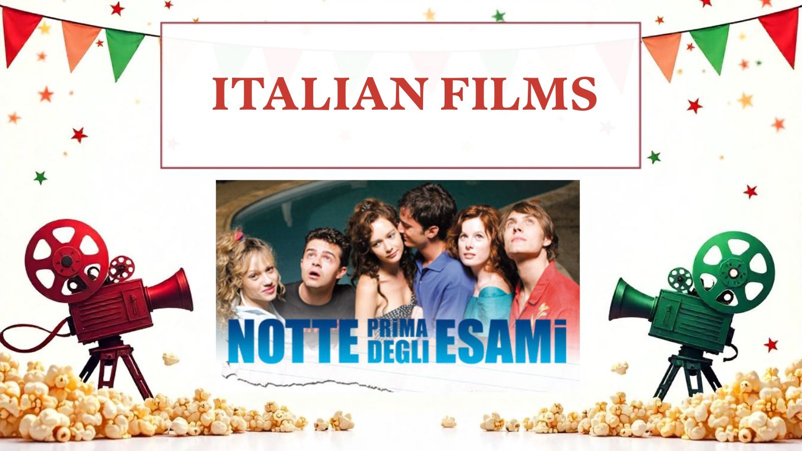 Chanin Language Center featuring Italian Films: Notte Prima Degli Esami.