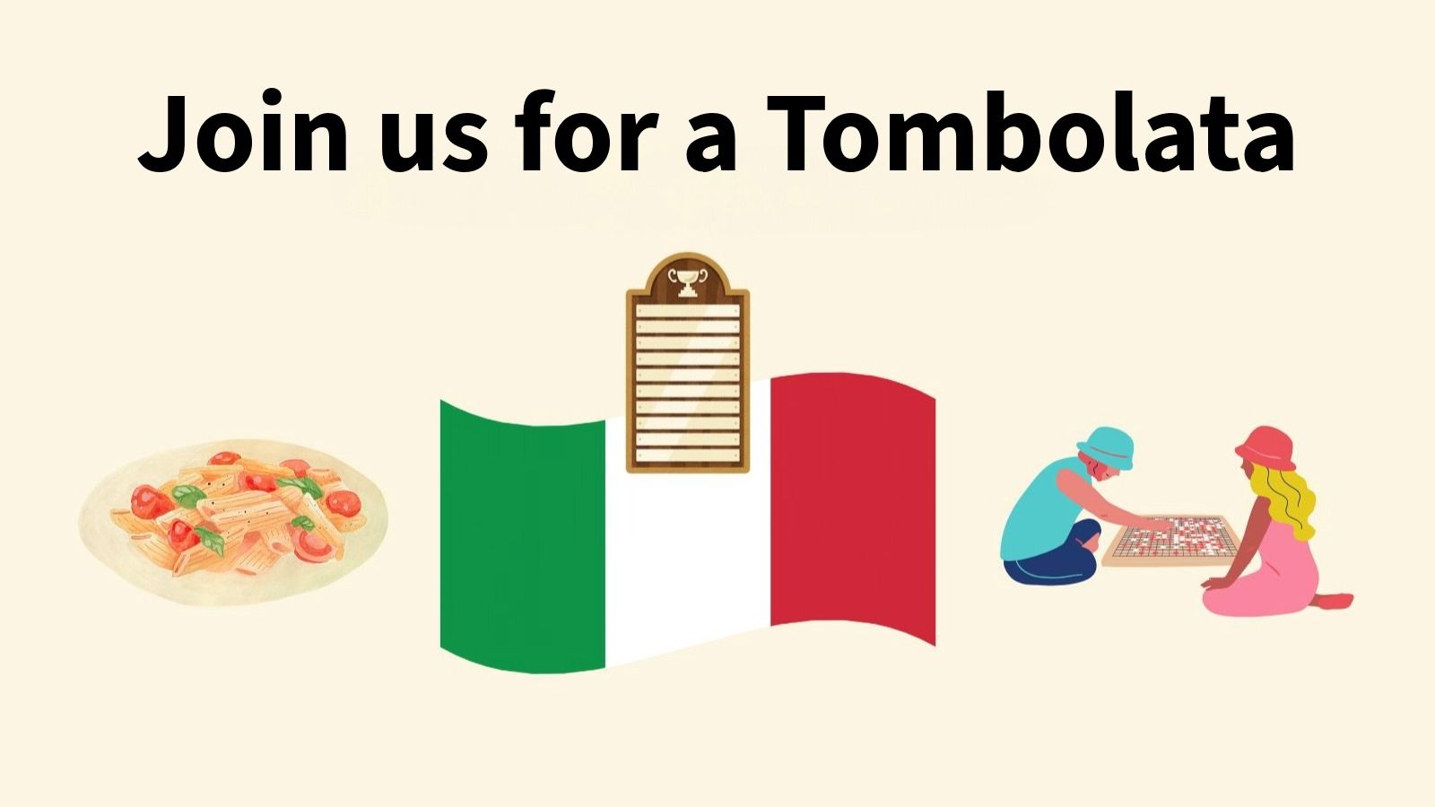 Join us for a Tombolata