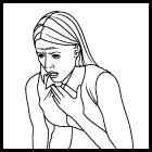 Person choking