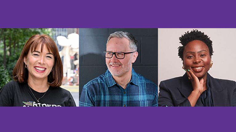 From left: Betsy Plum, Ray Delahanty, and Tiffany-Ann Taylor