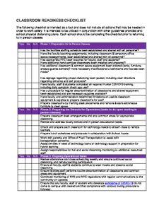 Second Grade Readiness Checklist