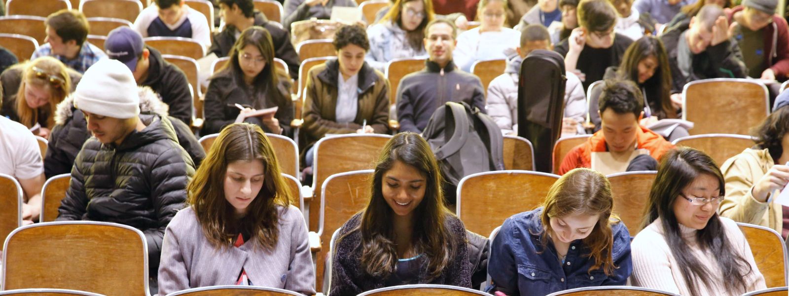 students in lecture.
