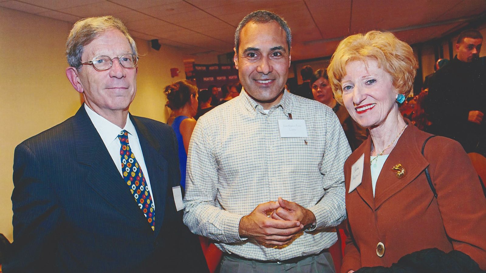 David Chapnick with Jose Ramon Perez Lope '14 and Mrs. Chapnick 