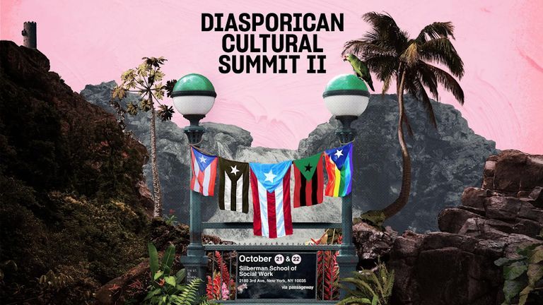 Flyer for the Diasporican Cultural Summit at Silberman School of Social Work at Hunter College
