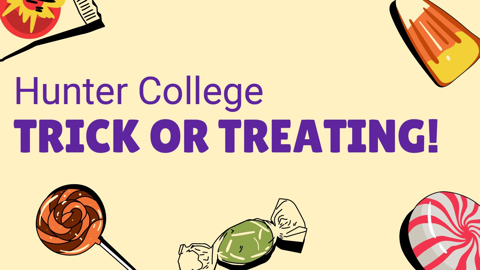 trick or treating at hunter