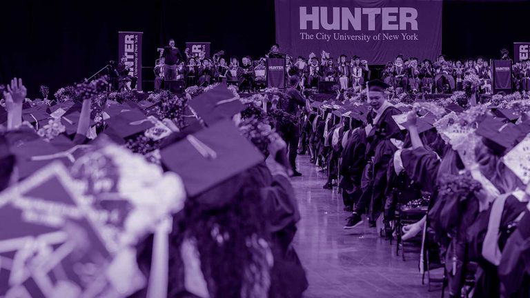 Commencement ceremony at Barclays Center