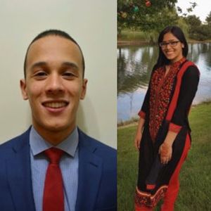 Sebastian Siavichay and Sadia Shamim