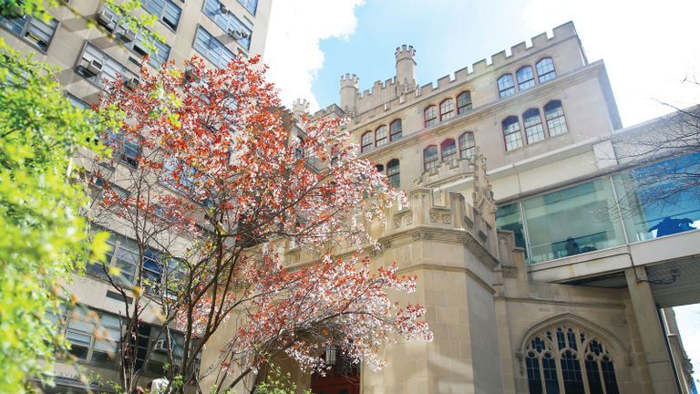 Hunter College in spring time