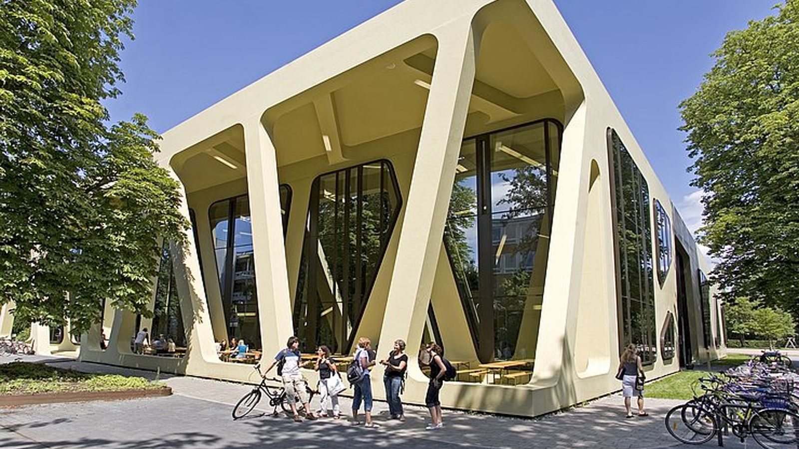 Photo of the exterior of a building in Germany.