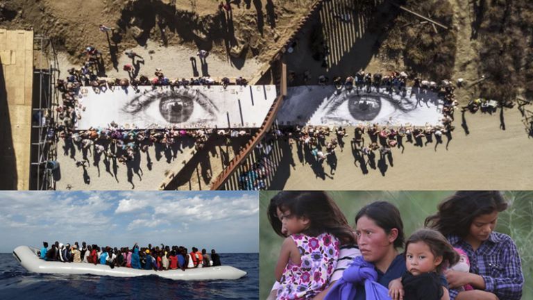 Images of migrants