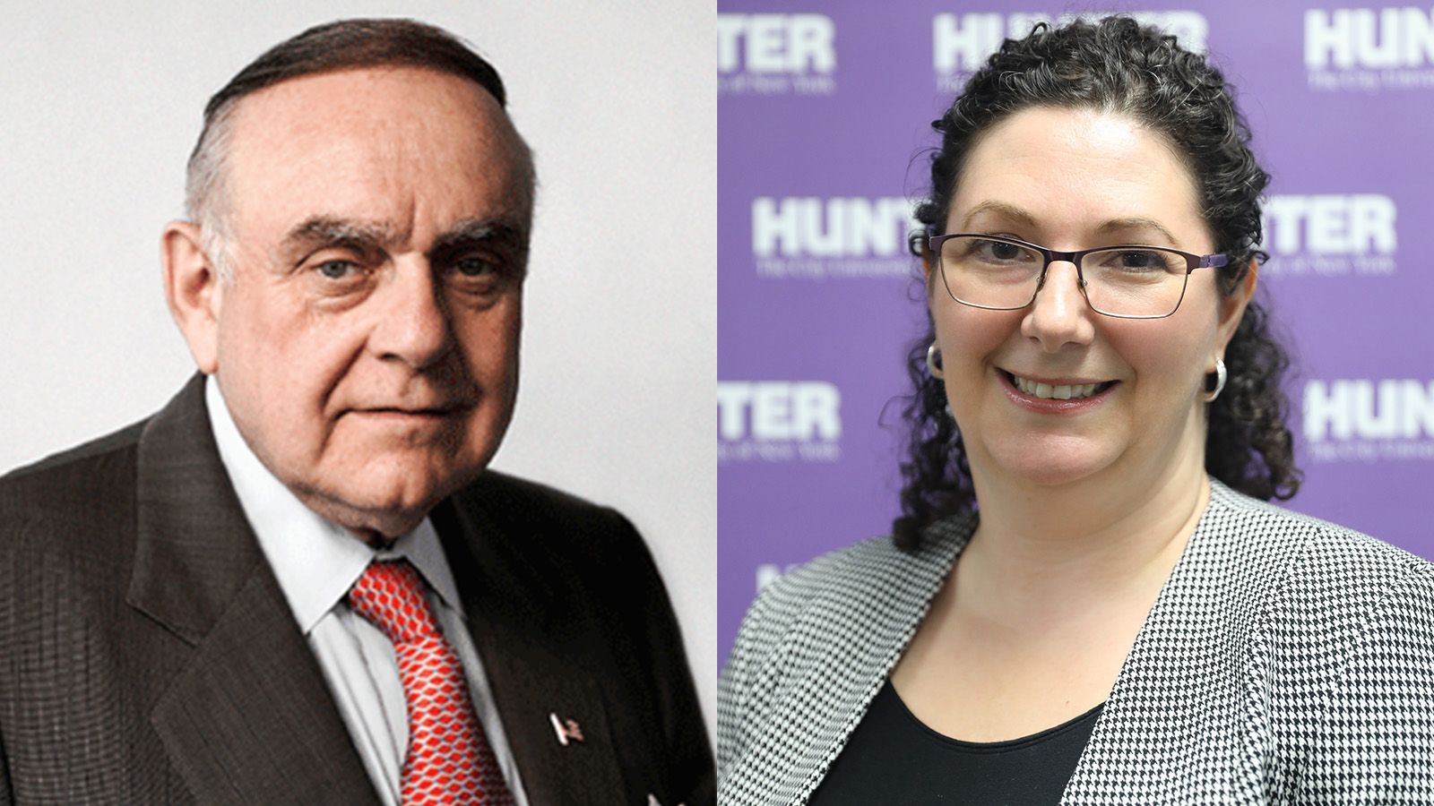 (From left) Leon Cooperman '64 and Arabella Pollack