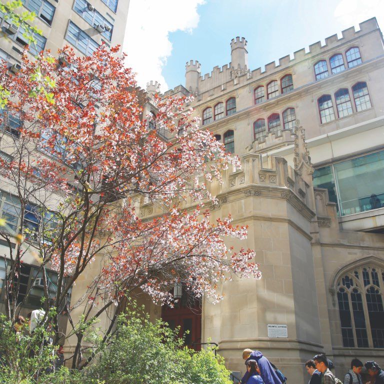 Hunter building in UES setting