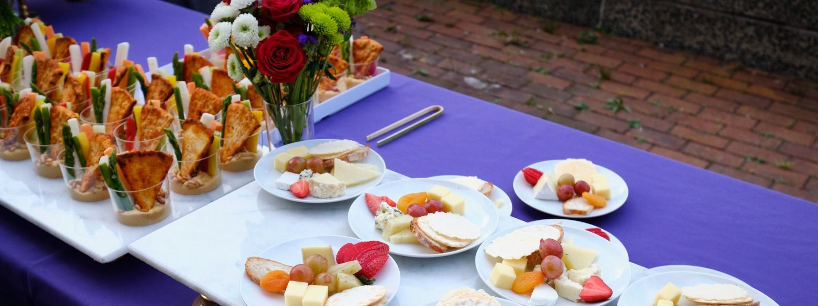 Hunter event catering food.
