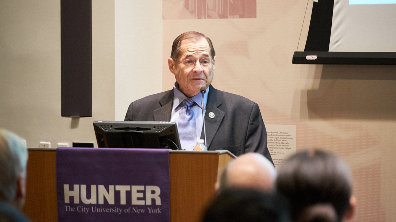NYC Congressman Jerrold Nadler at Roosevelt House Public Policy Institute