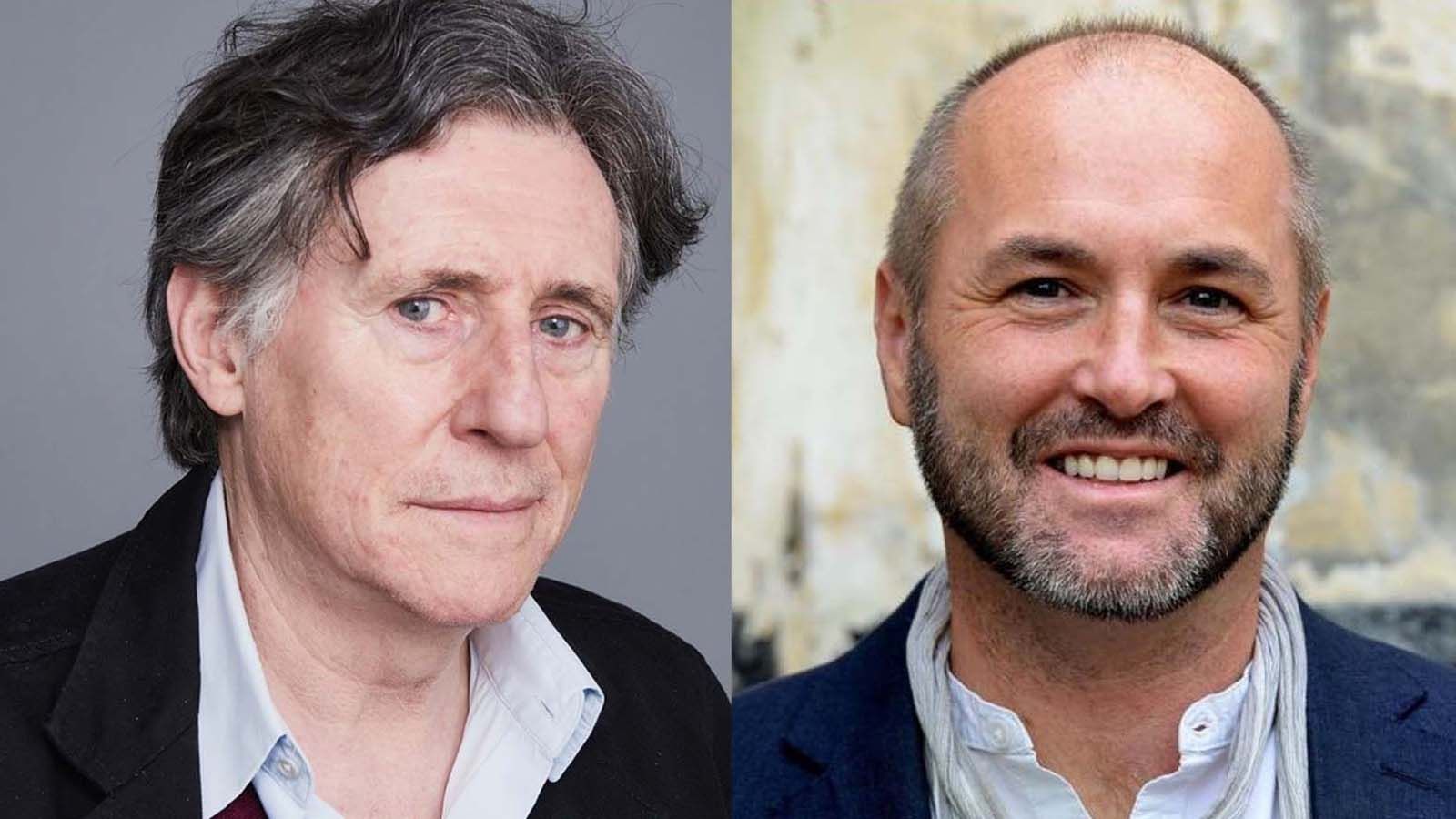 (From left) Gabriel Byrne and Colum McCann