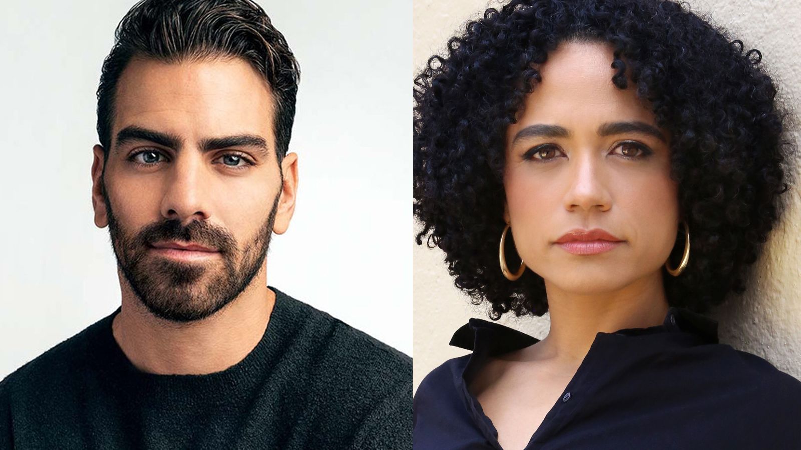 (From left) Nyle DiMarco and Lauren Ridloff