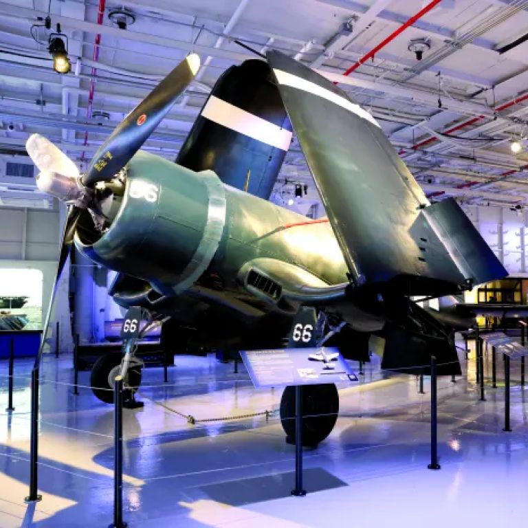 Plane exhibit at the Intrepid Museum