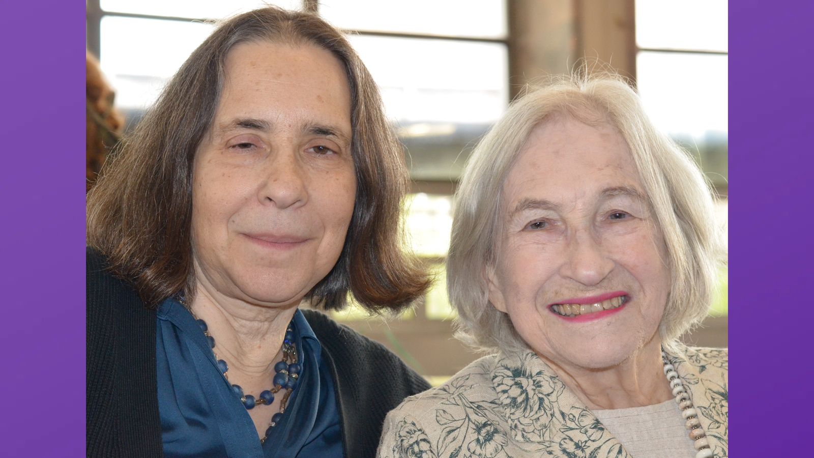 From left: Dean Jennifer Tuten and her mother, Carol Levine.