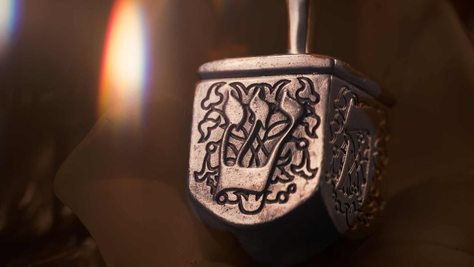 metal dreidel