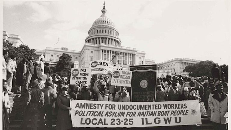 Kathy Andrade Papers, Amnesty for Undocumented Workers Protest in Washington D.C.