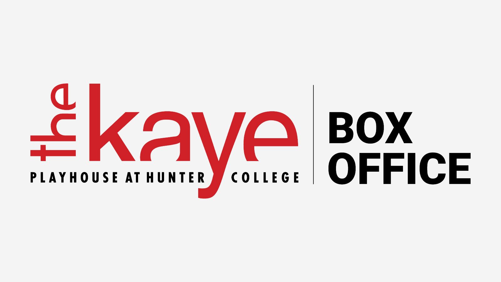 The Kaye Playhouse Box Office logo