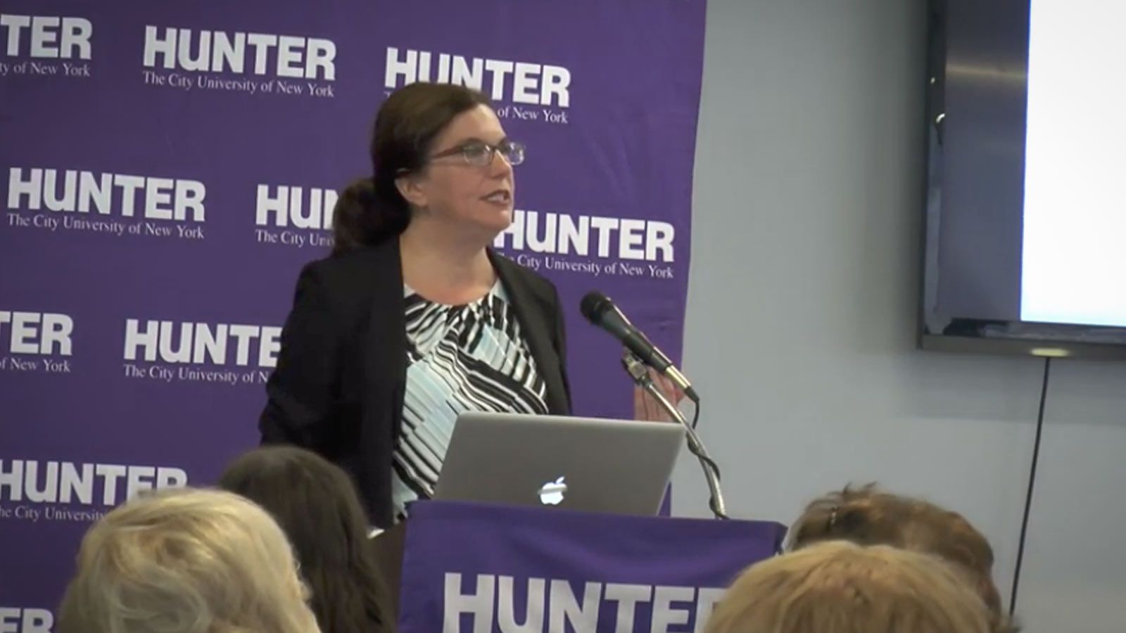 Leah Garrett speaks at a Jewish Studies Center lecture