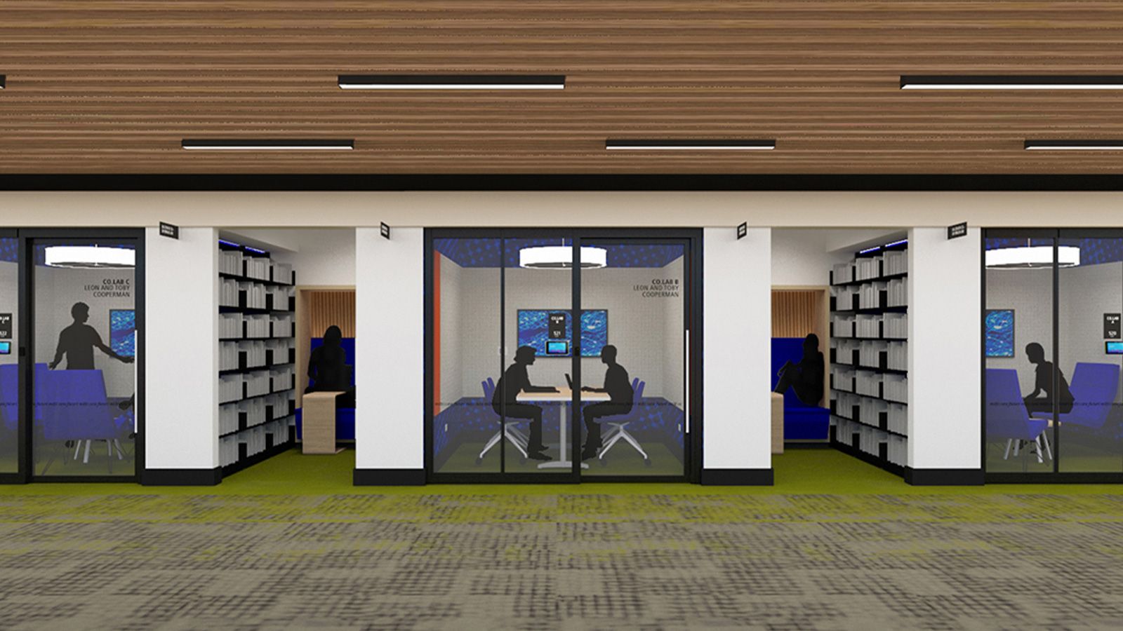 Library 5th floor rendering of the study group