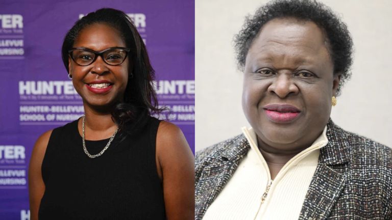 Maya Clark-Cutaia and Elsie Jolade