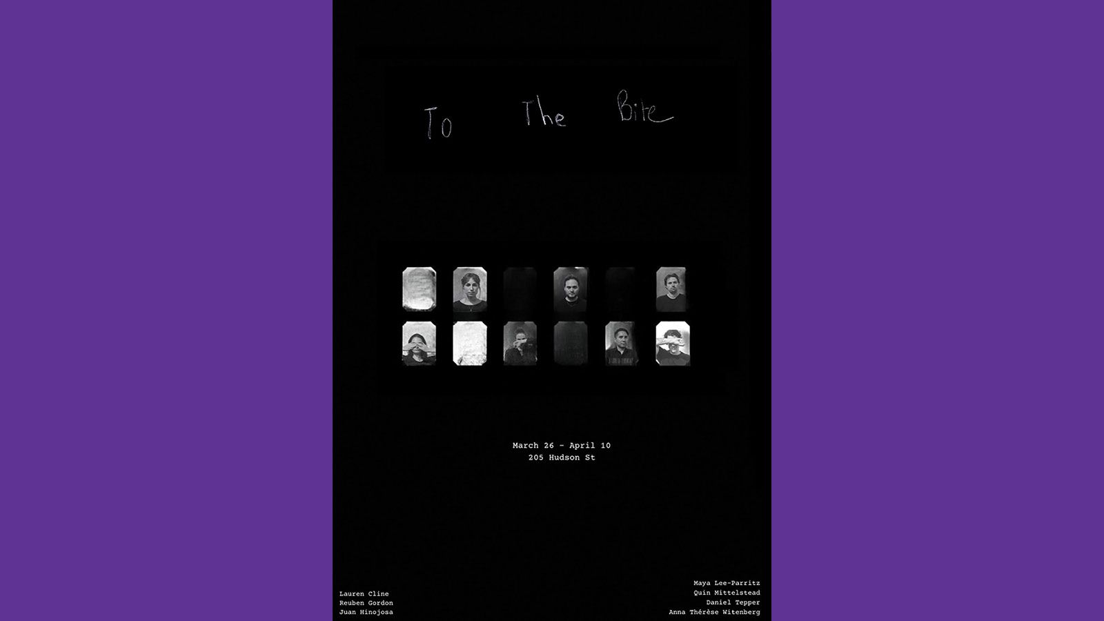 MFA Thesis Exhibition Opening Reception: To The Bite