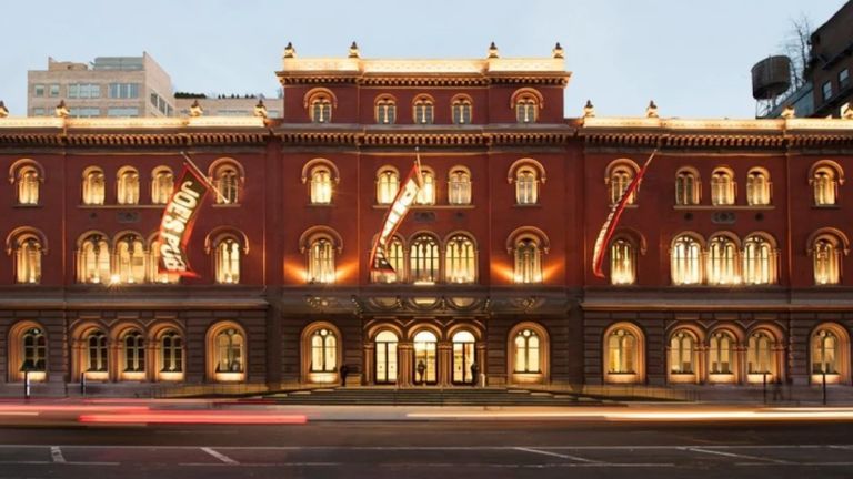 Exterior of the Public Theater.