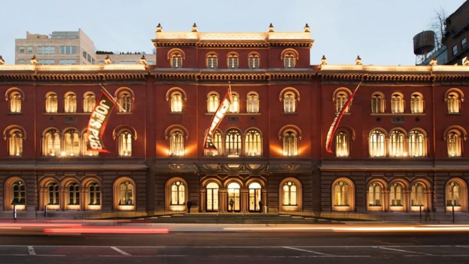 Exterior of the Public Theater.