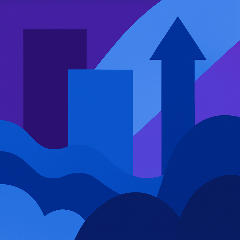 Abstract shapes on an image