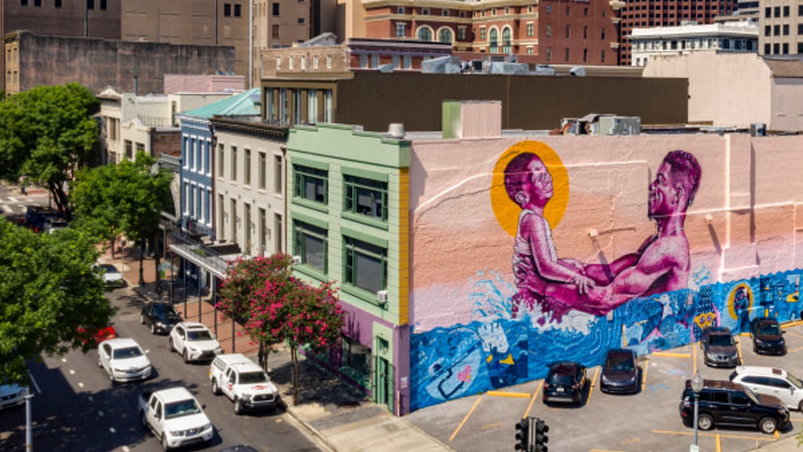 Street art in Louisiana at the Capital Assistance Center