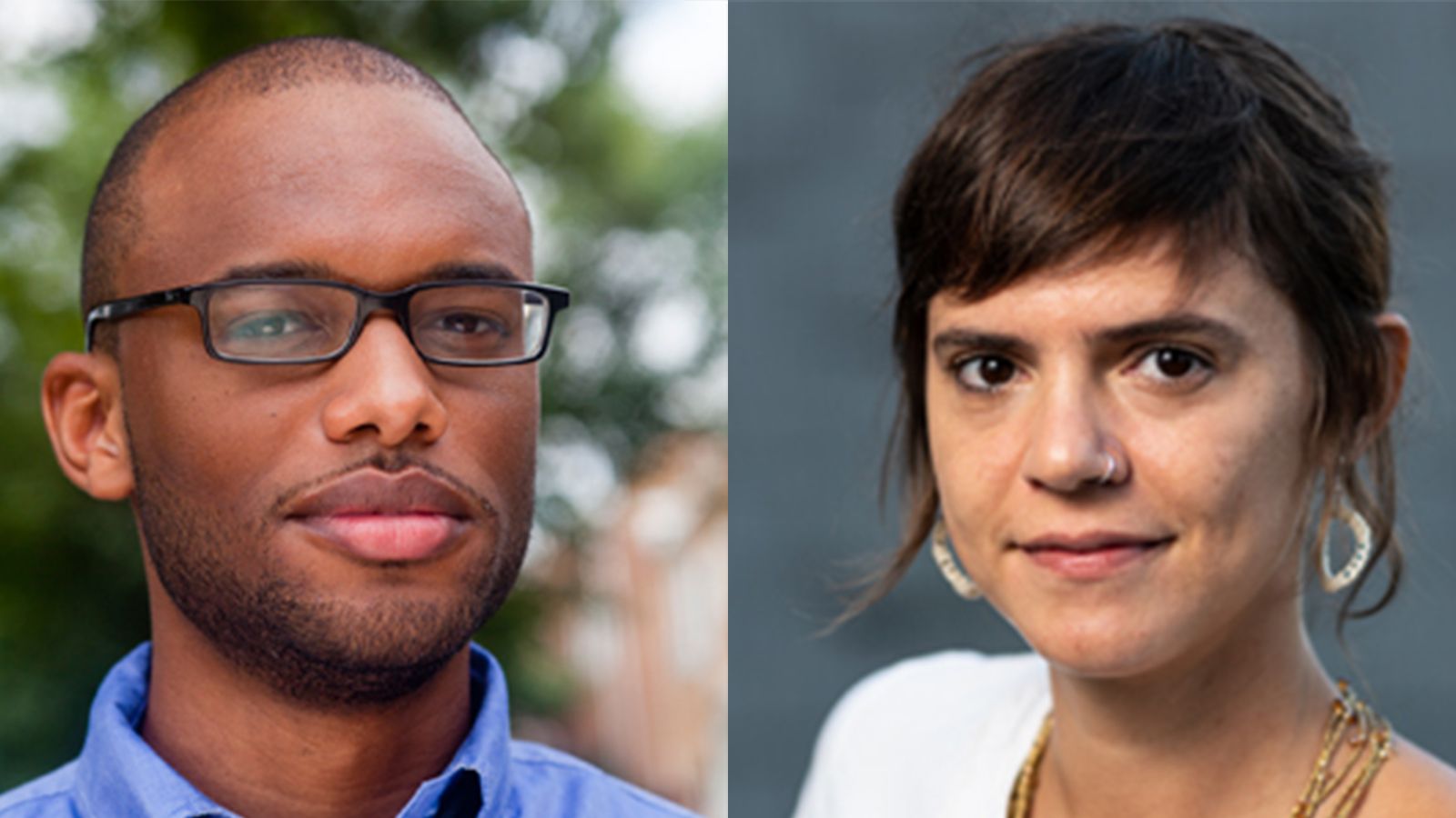 (From left) Mychal Denzel Smith and Valeria Luiselli