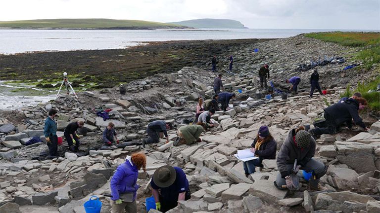 Nabo field school excavation