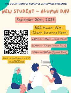 New Student - Alumni Day Event Poster